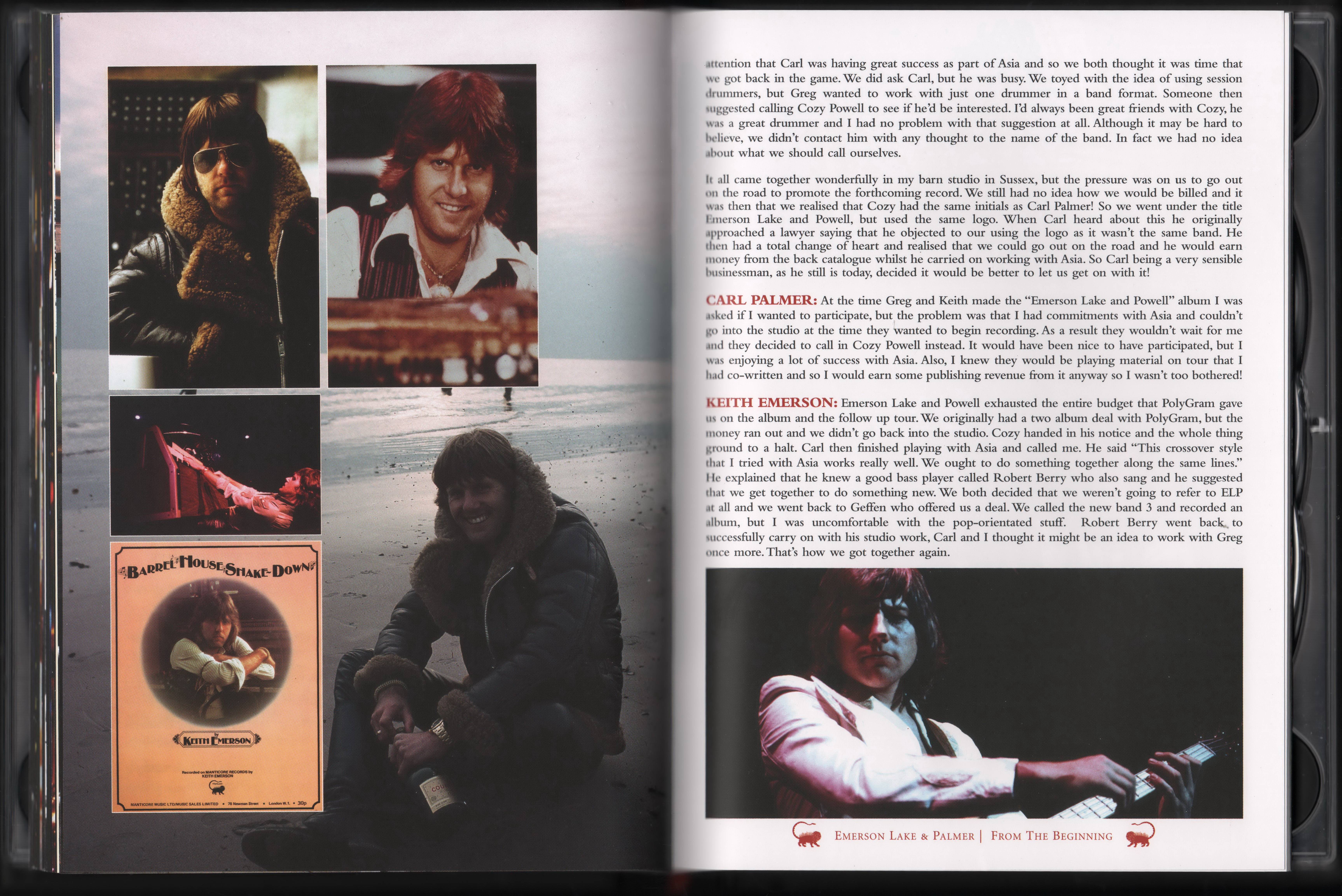 Emerson, Lake and Palmer From the Beginning [Booklet21 aus]